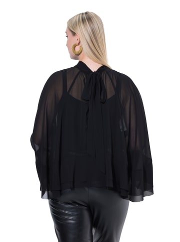 Ulla Popken Bluse in schwarz