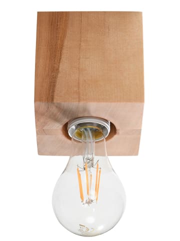 Nice Lamps Deckenleuchte "GABI" aus Holz (L)10cm (B)10cm (H)10cm