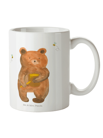 Mr. & Mrs. Panda haferl Bär Honig ohne Spruch in Weiß