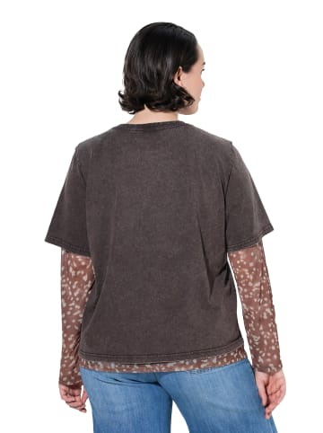 Ulla Popken Shirt in mahagoni