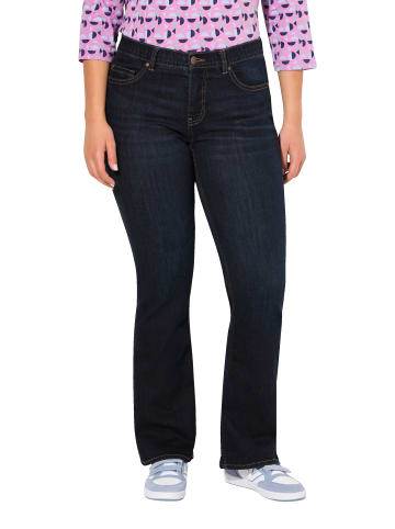 Ulla Popken Jeans in dark blue denim