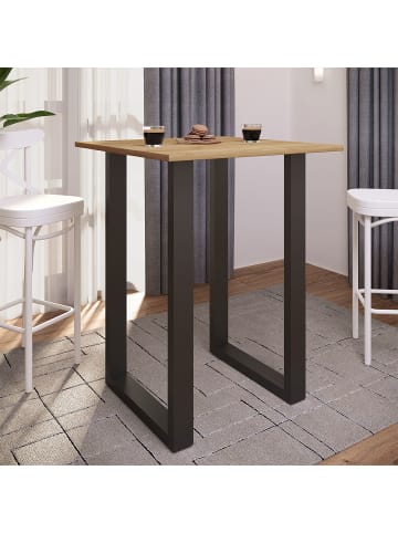 ebuy24 Bartisch Xona dekor Eiche 80 x 50 cm