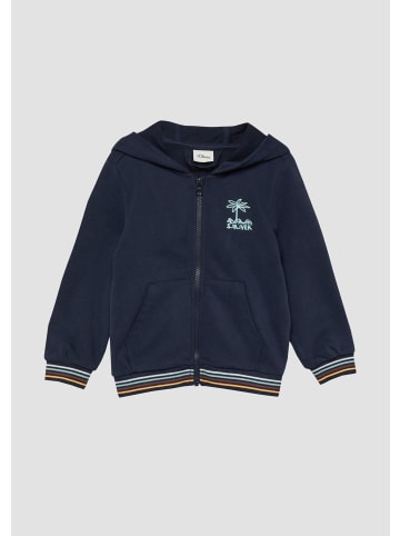 s.Oliver Sweatshirt Jacke in 5952_navy