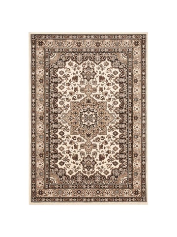 Nouristan Orientalischer Kurzflor Teppich Parun Täbriz Ivory Beige