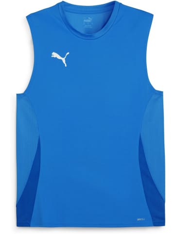 Puma Sportshirt "TeamGoal Sleeveless Jersey" in Blau