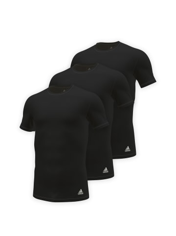 adidas T-Shirt CREW NECK in Schwarz