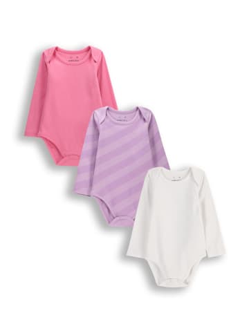 MOKIDA Baumwollbody mit langen Ärmeln in bunt