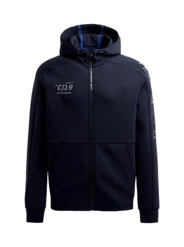 CAMP DAVID  Sweatjacke 'Game.Set.Match' in dunkelblau
