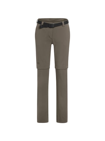 Maier Sports Zip-Hose Nata 2 in Braun