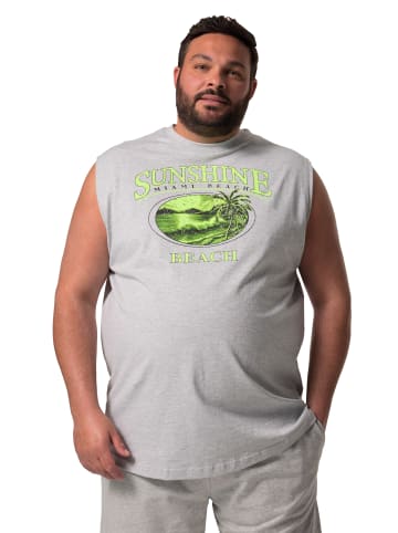 Men Plus Tank Top in grau melange