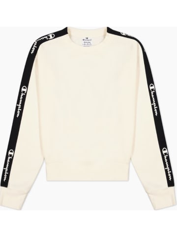 Champion Sweatshirt Crewneck Sweatshirt in Beige