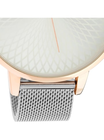 Oozoo Armbanduhr Oozoo Timepieces silber extra groß (ca. 48mm)