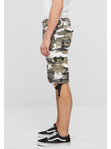 Brandit Cargo Shorts in snowcamo