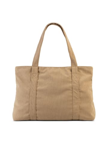 Bench Cord Shopper Tasche 48 cm in beige