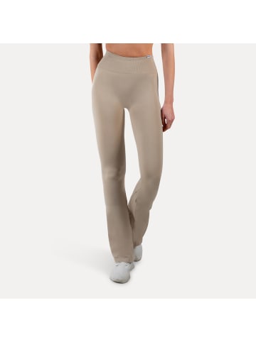 SMILODOX Schlagleggings Oriana in Taupe
