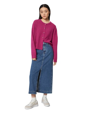 Marc O'Polo DENIM Rundhals-Cardigan in Fresh Fuschia