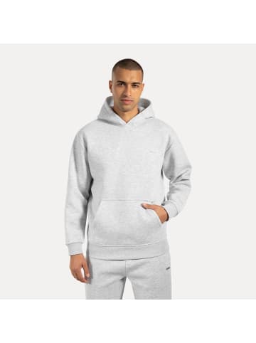 SMILODOX Hoodie Ilyas in Grau Melange