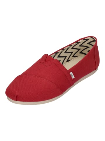 TOMS Espadrilles ALPARGATA in rot