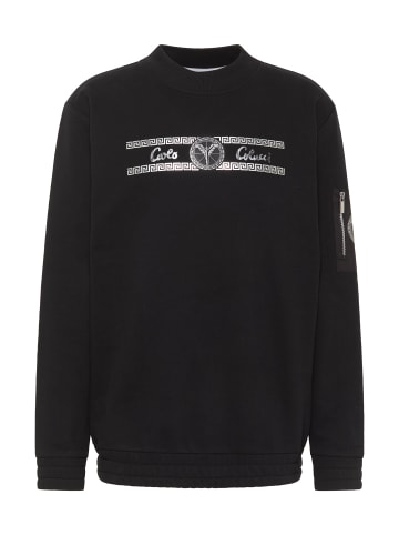 Carlo Colucci Sweatshirt Di Stasio in Schwarz