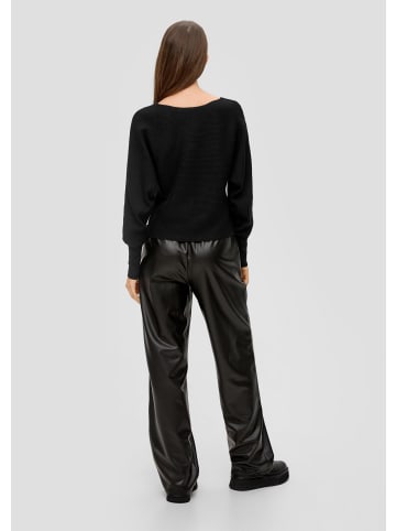 QS Strickpullover in 9999_schwarz