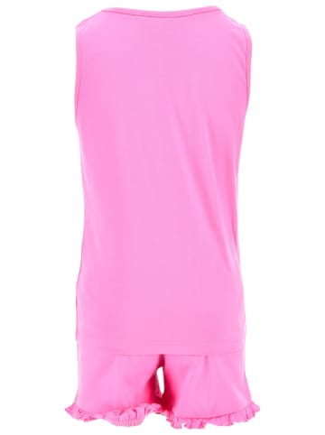 Disney Princess Schlafanzug kurz Disney Princess mit Rüschendetails in Pink