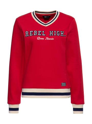 Queen Kerosin Queen Kerosin Sweatshirt Rebel High in rot