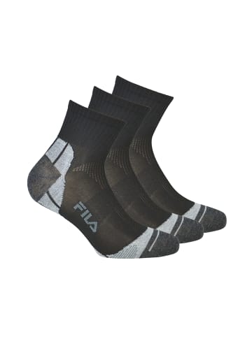 Fila Socken 3er Pack in Schwarz