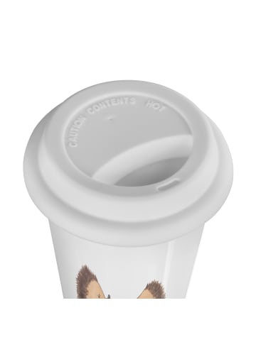 Mr. & Mrs. Panda Kaffeebecher To Go Igel Liebe mit Spruch in Weiß
