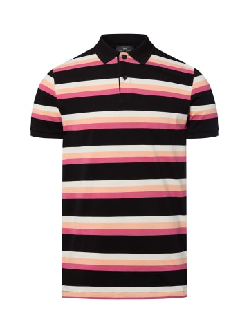 Nils Sundström Poloshirt in schwarz aprikot - 0003
