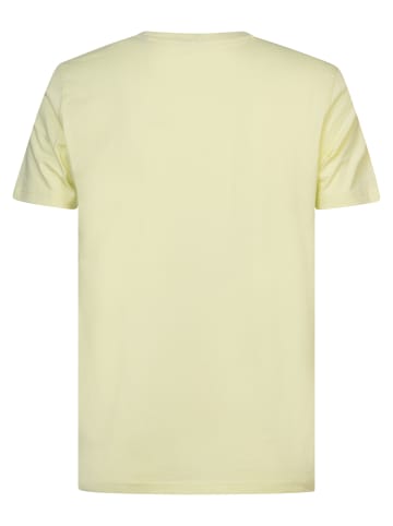 Petrol Industries T-Shirt mit Logo Seashine in Gelb