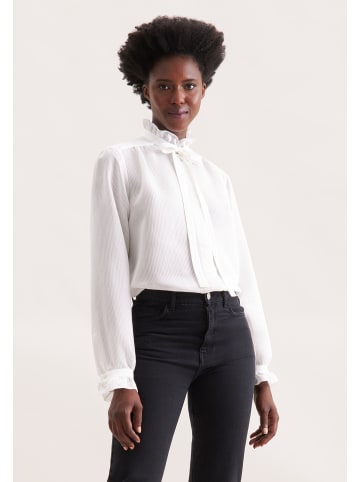 Seidensticker Ausgestellte Bluse Regular in Weiß
