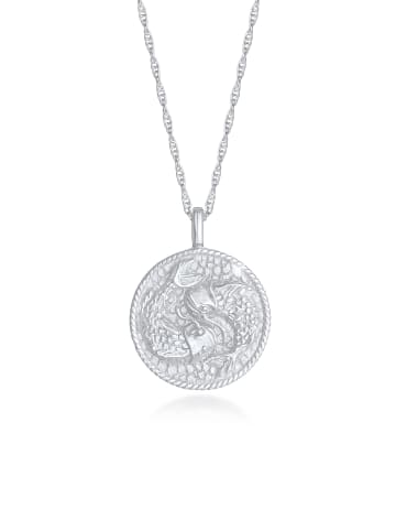Elli Halskette 925 Sterling Silber Sternzeichen, Sternzeichen - Fische in Silber