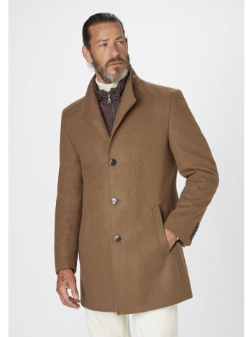 S4 JACKETS Wollmantel Newton Black in camel (dk. beige)