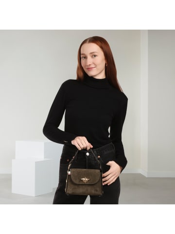 Florence Leder Umhängetasche Florence Tasche olivgrün ca. 19cm