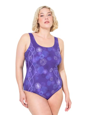 Ulla Popken Badeanzug in lila