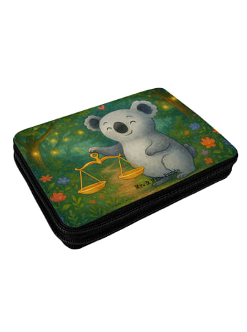 Mr. & Mrs. Panda Bleistiftetui Waage Astrologie Design ohne Spruch in Weiß
