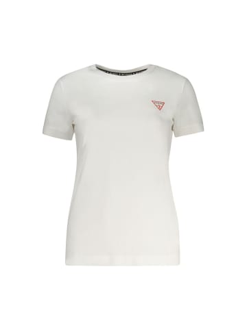 Guess Jeans Weißes Baumwoll-T-Shirt