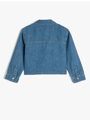 KOTON JACKSACKEN in Mittel Indigo