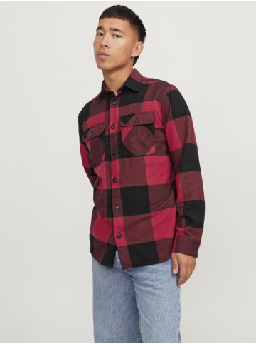 Jack & Jones Overshirt in True Red