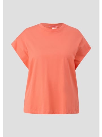 QS T-Shirt kurzarm in Orange