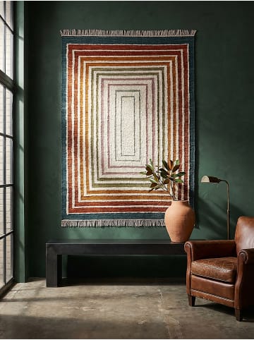 KADIMA DESIGN FROND Wohnzimmerteppich weich edel robust Wohnzimmer 140x200 Multi in Multi