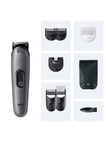 Braun All-In-One Style Kit „Series 3 AIO3540“ in Moonstone Grey