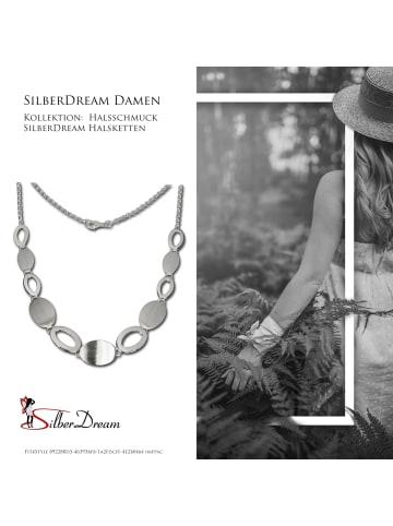 SilberDream 925 Sterling Silber Damen SilberDream Halsketten Grazie  ca. 45cm