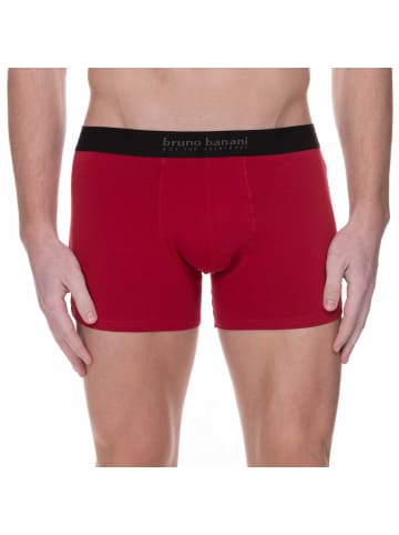 Bruno Banani Boxershort 3er Pack in rot/blau/weiß