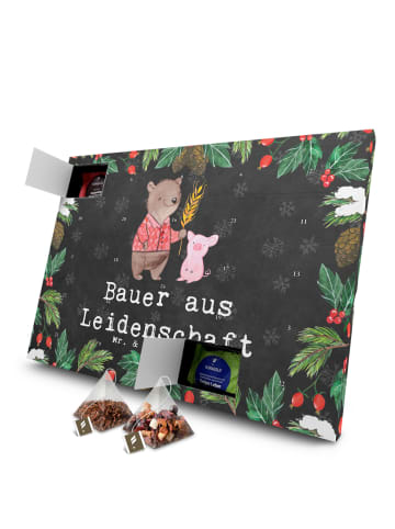 Mr. & Mrs. Panda Adventskalender Bauer Leidenschaft mit Spruch in Kreidetafel