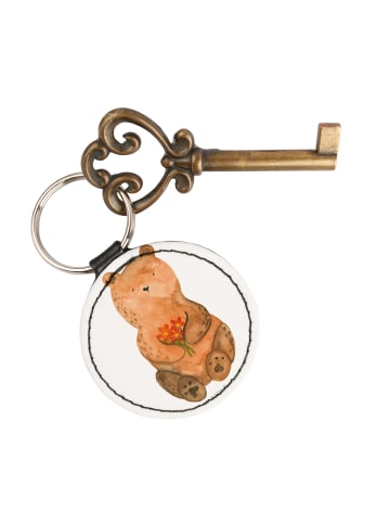 Mr. & Mrs. Panda Anhänger Bär Dankbar ohne Spruch in Weiß