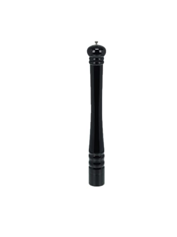 relaxdays Salz- und Pfeffermühle in Schwarz - (H)51,5 x Ø 6 cm