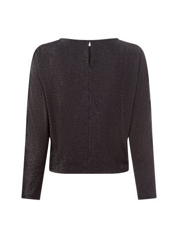 OPUS Langarmshirt Siglam in schwarz silber