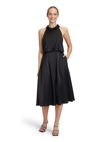 Vera Mont Cocktailkleid mit Stehkragen in Schwarz