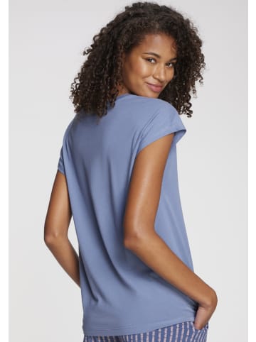 VIVANCE DREAMS Pyjamaoberteil in hellblau